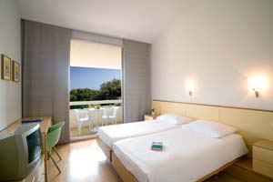 Standard twin with garden view, balcony, private facilities (shower), and breakfast
